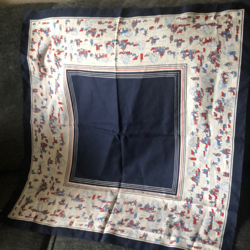 St. Michael vintage farmer agriculture scarf